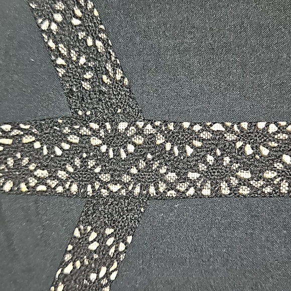 OUTERKNOWN Hawaiian South Shore Black Mini Dress % 100 Organic Cotton Size XS/TP - Picture 5 of 16